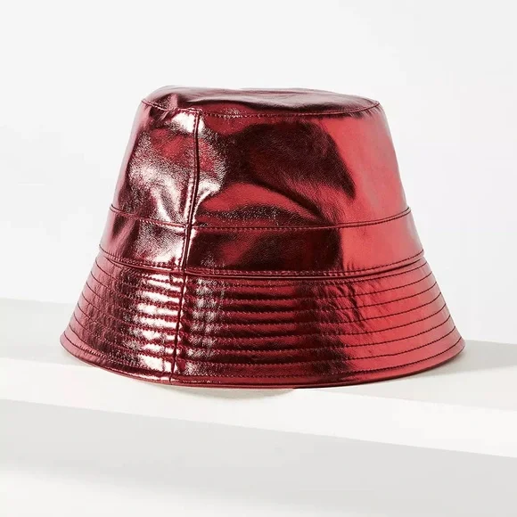 GUC Wyeth Faux Leather Bucket Hat - Picture 2 of 11